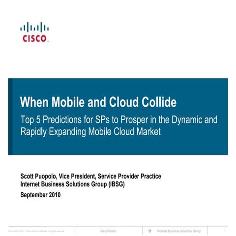 When Mobile and Cloud Collide