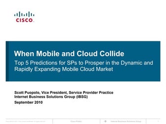 When Mobile and Cloud Collide