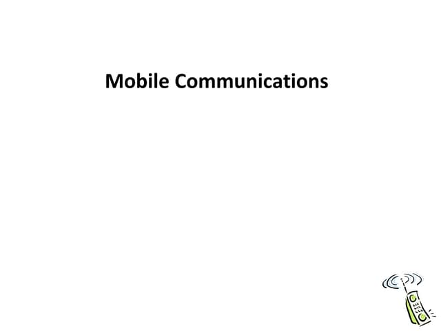 Mobile communications