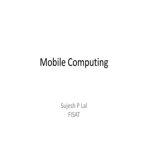 Mobile computing   1