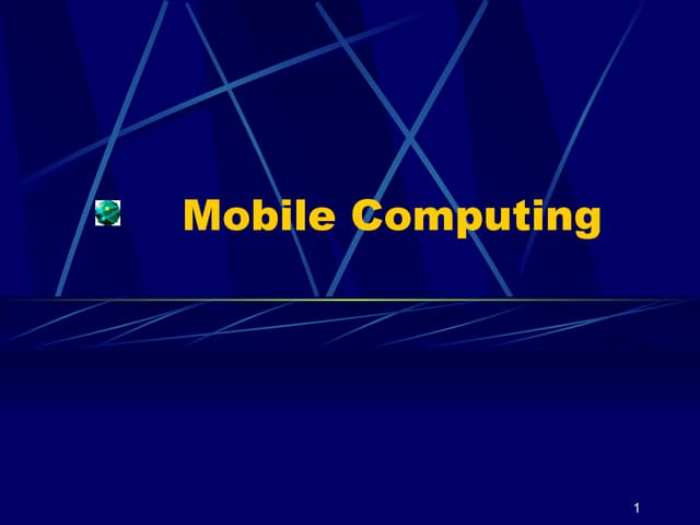 MobileComputing and technology application.ppt