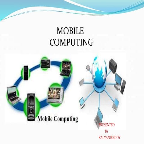 Mobile computing | PPT