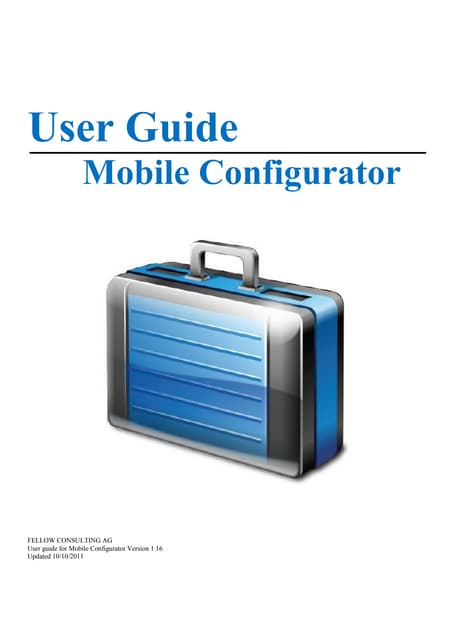 Mobile Configurator Android IPhone IPad for Oracle CRM on Demand
