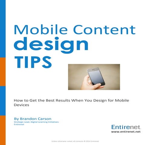 How To Design Mobile Content For Multiple Devices