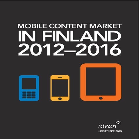 Mobile content market in Finland 2012-2016