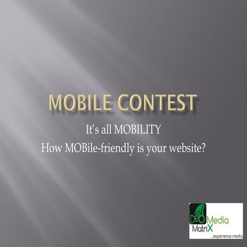 Mobile contest
