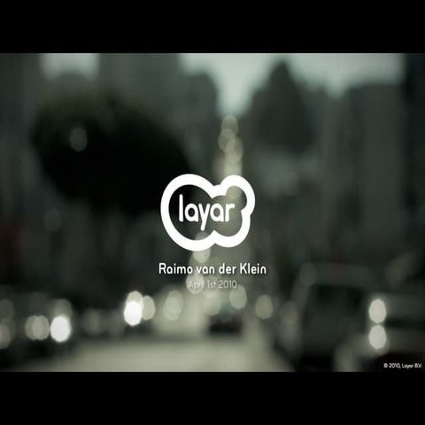 Layar Augmented Reality Browser at Mobile Convention 2010