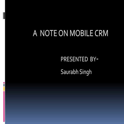 Mobile Crm