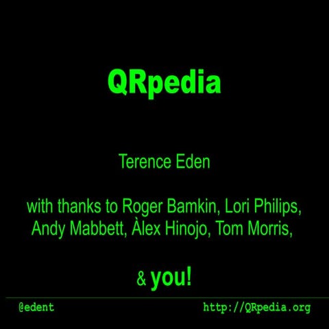 Mobile Culture - QRpedia