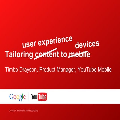 Mobile Culture - You Tube