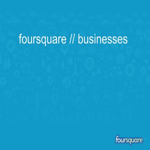 Mobile Culture - Foursquare