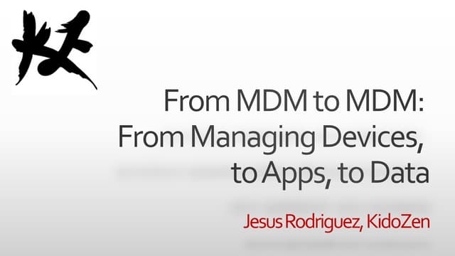 Mobile Data Management, The Next Frontier of Enterprise Mobility 