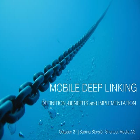 Mobile Deep Linking - Definition, Benefits and Implementation