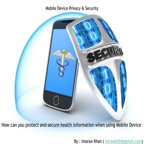 Mobile device privacy and security | PPTX