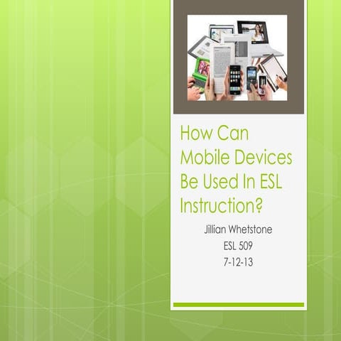 Mobile Devices in Elementary ESL Classrooms