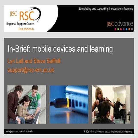Mobile devices and learning