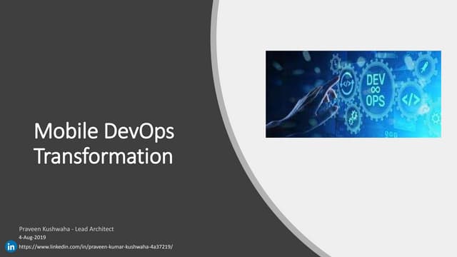 Mobile devops transformation