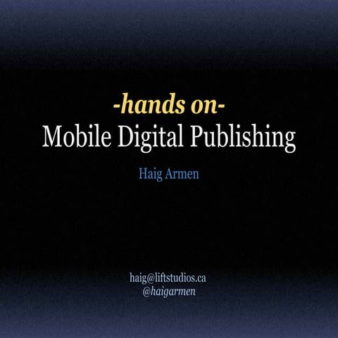 Mobile Magazine Publishing