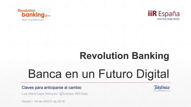 Revolution Banking: Banca en un F...