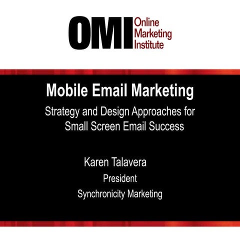 Mobile Email Marketing