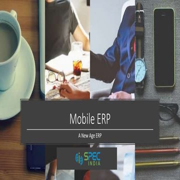 Mobile ERP  A New Age ERP