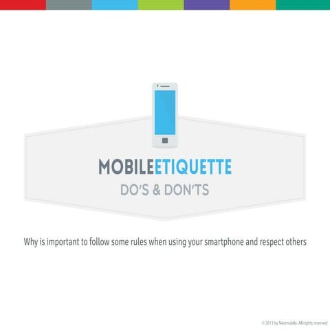 Mobile etiquette: do's and don'ts when using a mobile phone