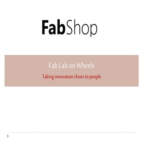 Mobile FabLab