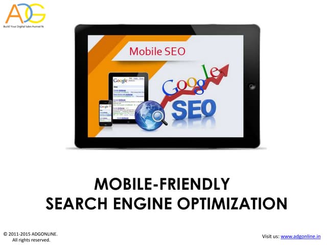 Mobile Friendly Search Engine Optimization