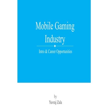 Indian Mobile Game Industry 