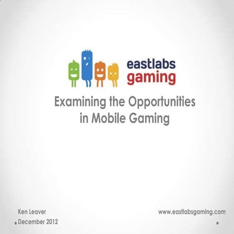 Mobile gaming market 2013