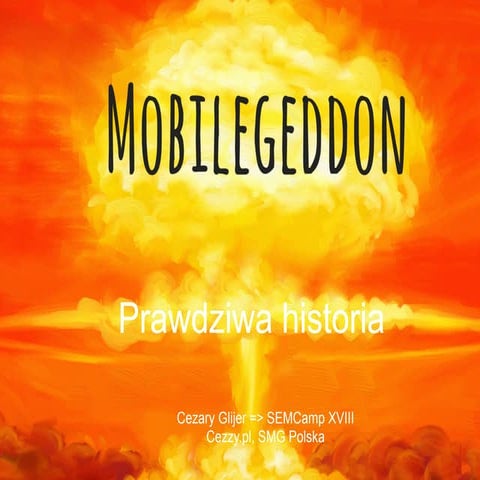 Mobilegeddon: prawdziwa historia by Cezary Glijer