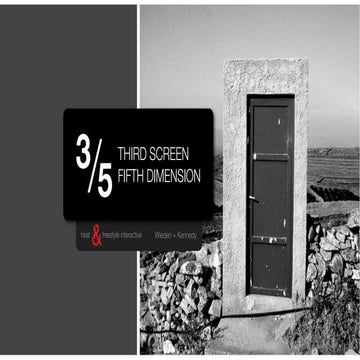 Third Screen, Five Dimensions