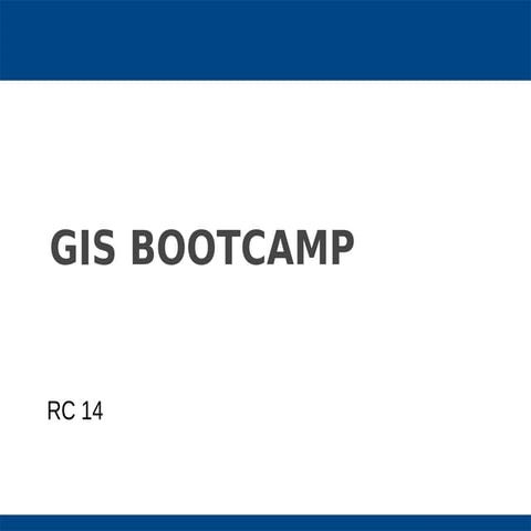 Mobile gis + social developments