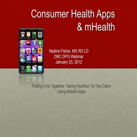 Consumer Health Apps & Mobile Health