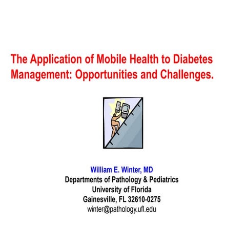 Mobile health and diabetes