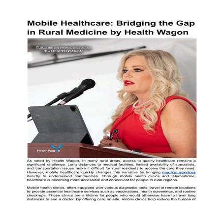 Bridging the gap between Rural Healthcare and Telemedicine | PDF