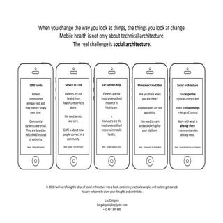 Mobile health needs 1000 hands