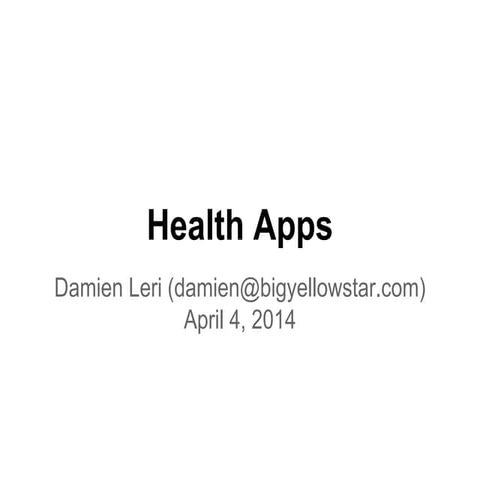 Mobile health technology