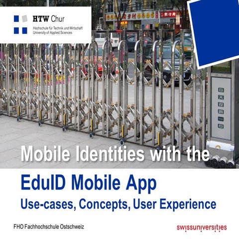 Mobile Identities with the EduId Mobile App