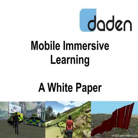 Mobile Immersive Learning Presentation