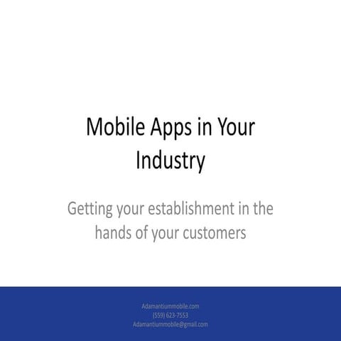 Mobile industryapps