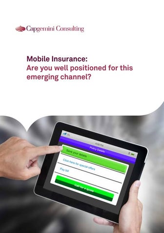 Mobile insurance are you well positioned for this emerging channel