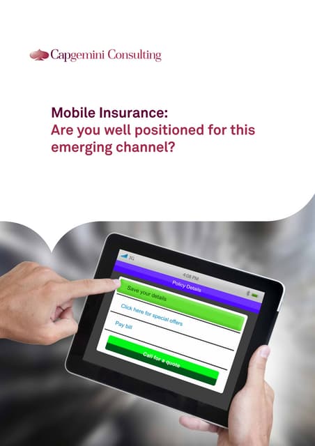 Mobile insurance are you well positioned for this emerging channel