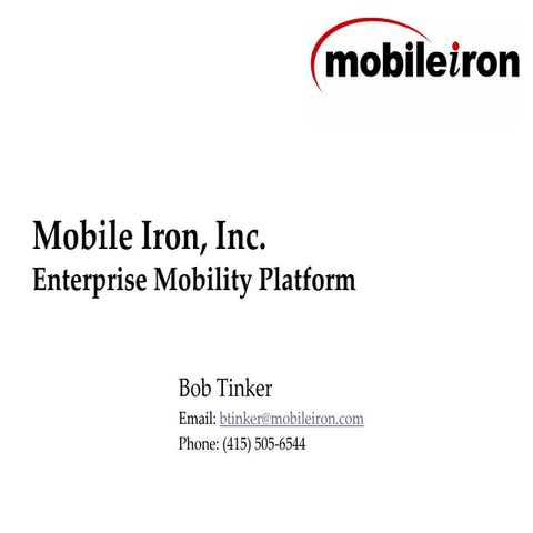 MobileIron Presentation