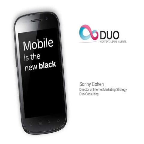 Mobile is the New Black 