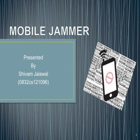 Mobile jammer
