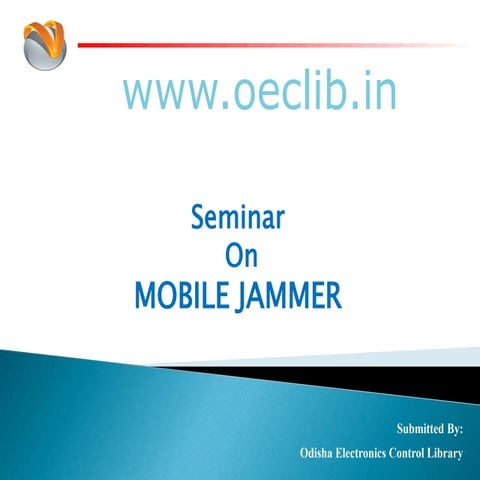 Mobile Jammer ppt