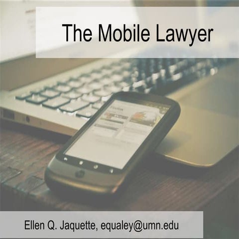 The Mobile Lawyer: 2014