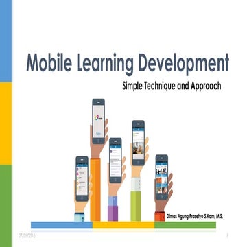 Mobile Learning Content Development