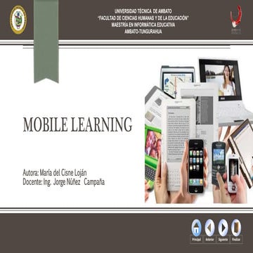 Mobile learning y Micro learning | PDF